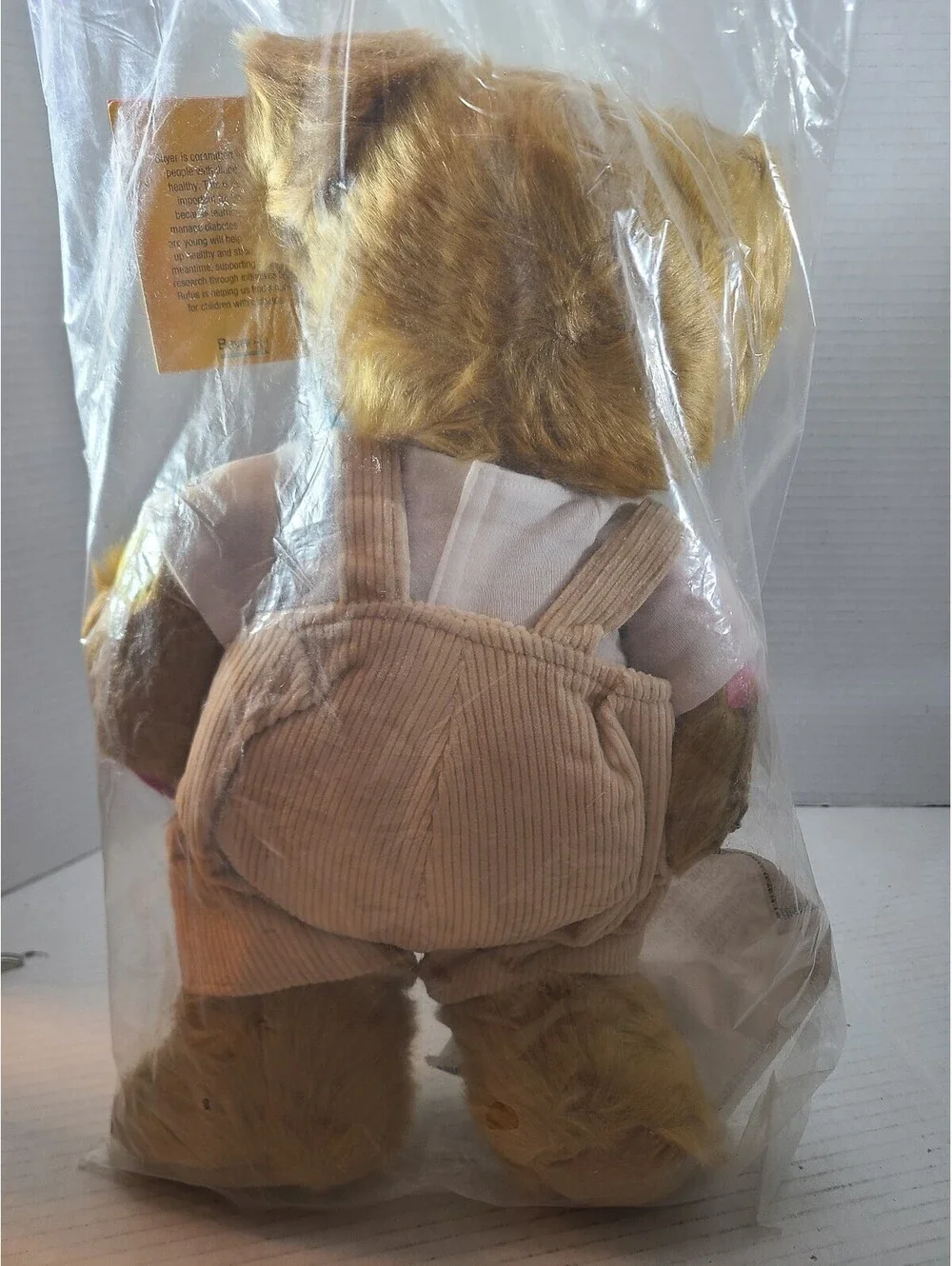 Rufus The Bear With Diabetes Plush Bear New Sealed Bayer and Russ